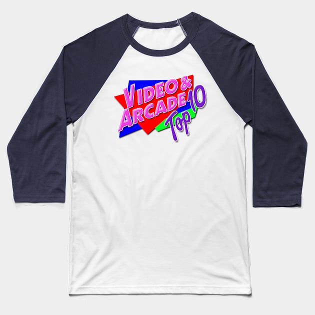 Video & Arcade Top 10 Baseball T-Shirt by Studio Marimo